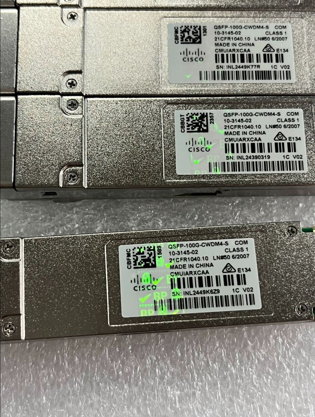 1pcs Genuine Cisco QSFP-100G-CWDM4-S 100GBASE CWDM4 QSFP 10-3145-02