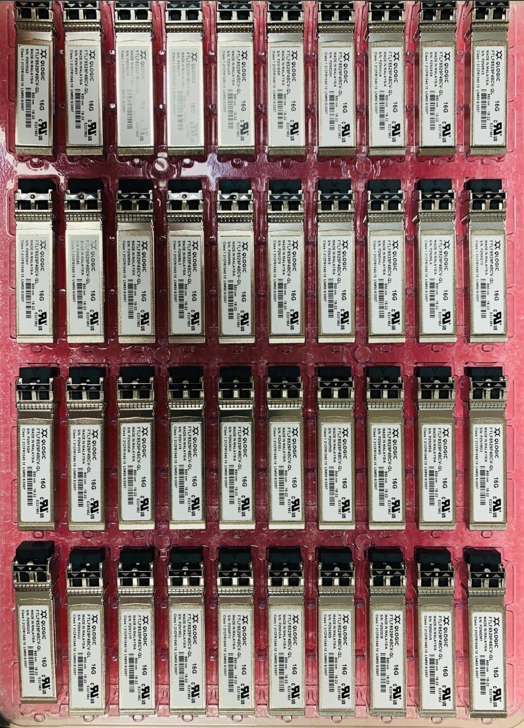 1pcs QLOGIC FTLF8529P4BCV-QL SFP16-SR-SP 16GFC SFP+16G FC 850nm LC MMF Module