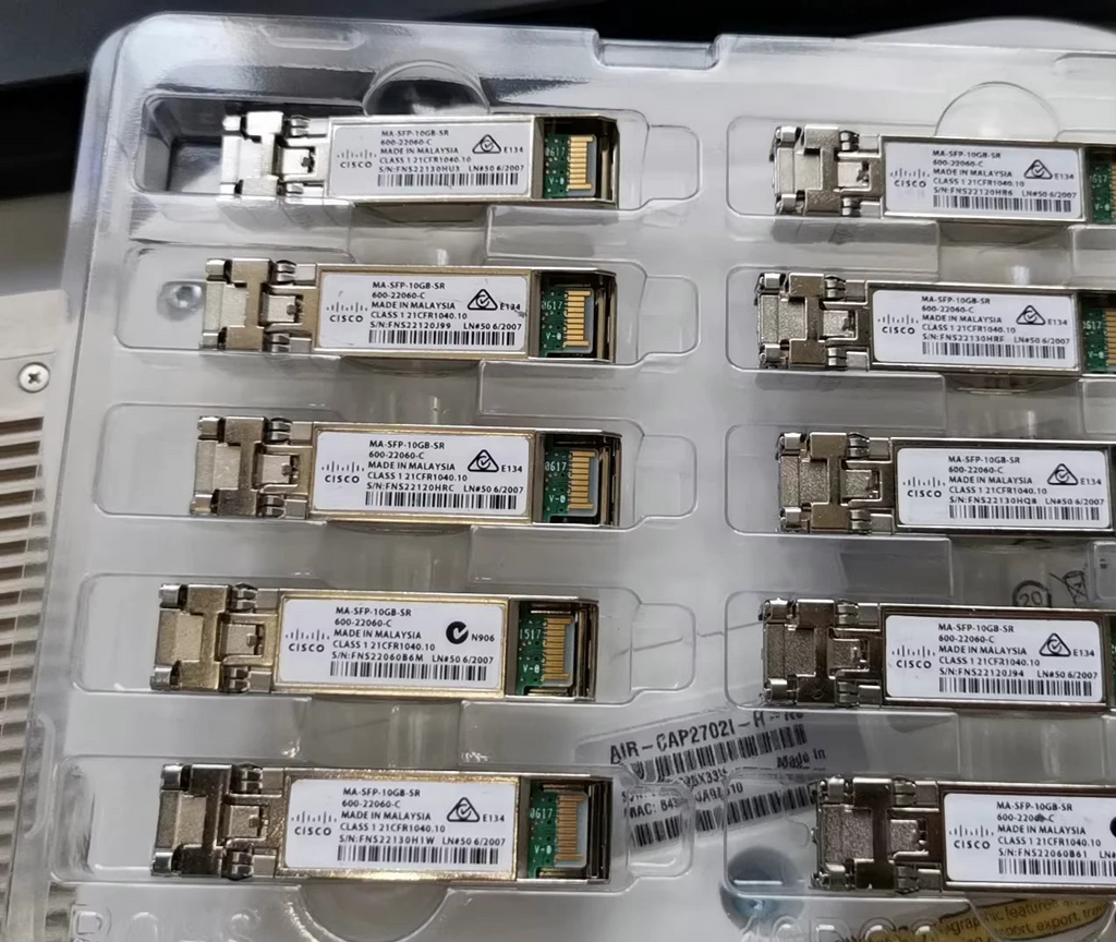2PCS Original Cisco Meraki MA-SFP-10GB-SR 600-22060-C 10GBASE-SR SFP+SR 850nm LC