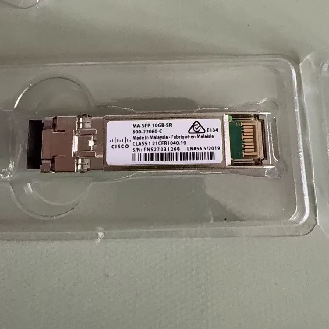 2PCS Original Cisco Meraki MA-SFP-10GB-SR 600-22060-C 10GBASE-SR SFP+SR 850nm LC