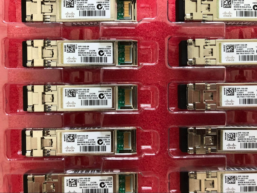 1 unidad transceptor Cisco SFP-10G-SR 10-2415-03 de 10 Gigabits