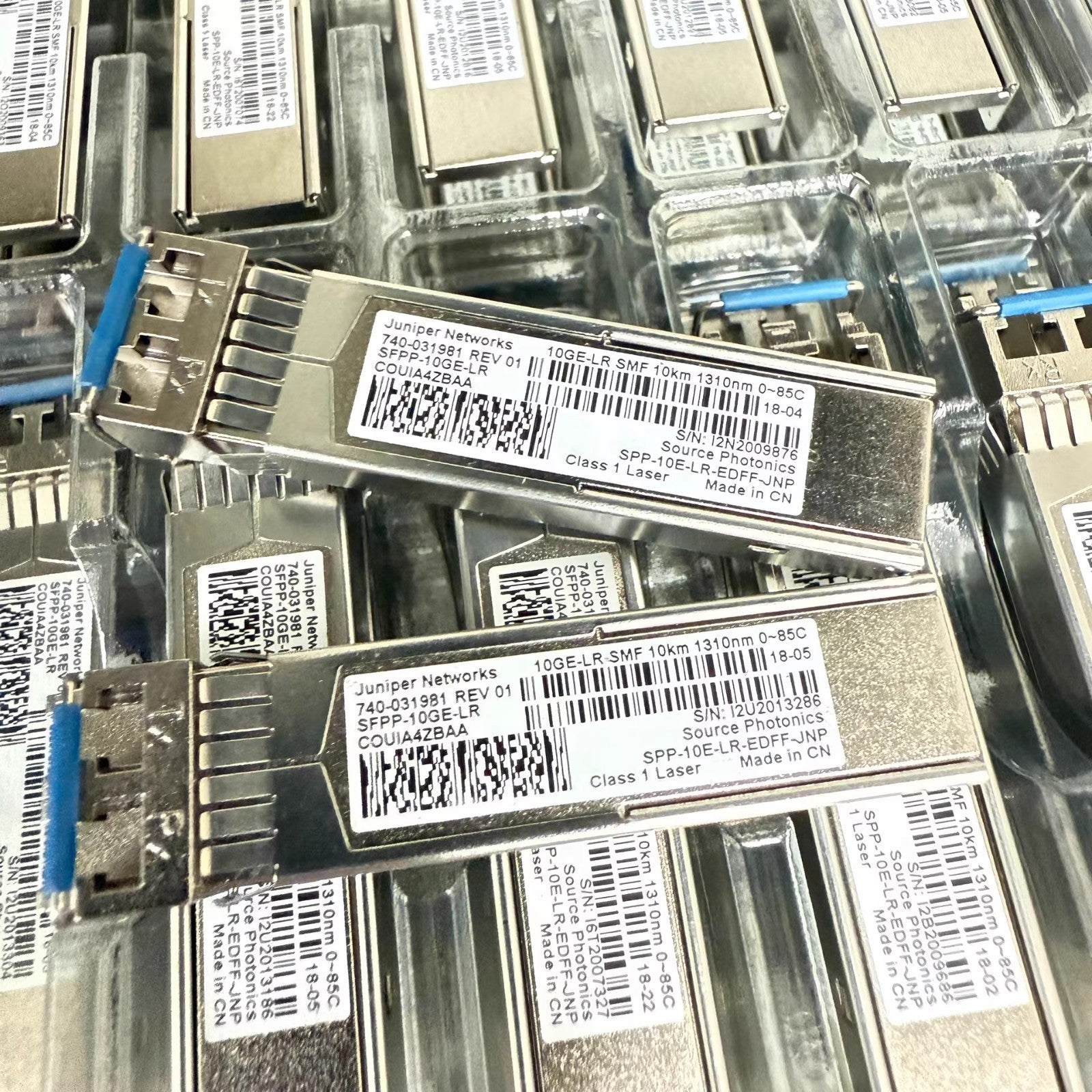 10 unidades Juniper 740-031981 SFPP-10GE-LR 10GE-LR 10KM 1310MM SFPP-10E-LR-EDFF-JNP