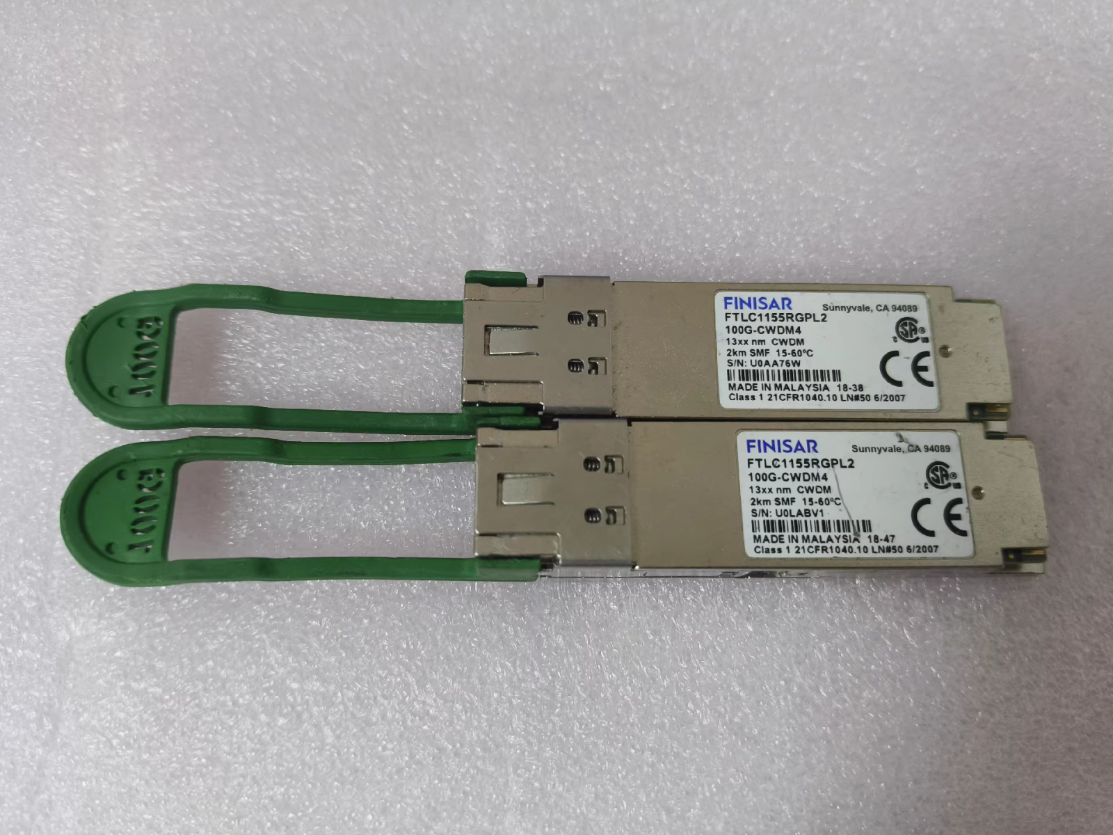1 unidad transceptor FINISAR FTLC1155RGPL2 100GBASE-CWDM4 2km SMF 1310 nm CWDM