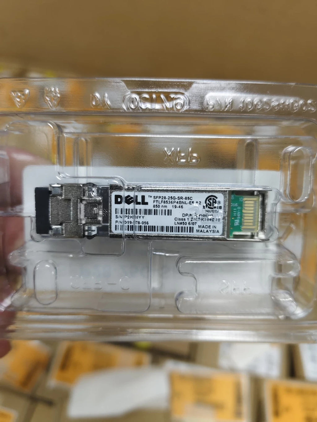 NEW DELL FTLF8536P4BNL-E5 SFP 25G SFP28-25G-SR-85C Optical Transceiver 0HHHHC