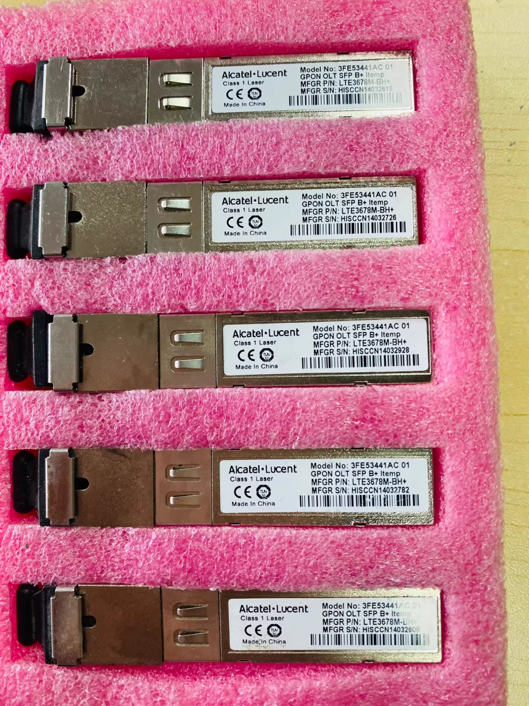 10Pcs Alcatel-Lucent 3FE53441AC 01 02 GPON OLT SFP B+ I-temp Transceiver