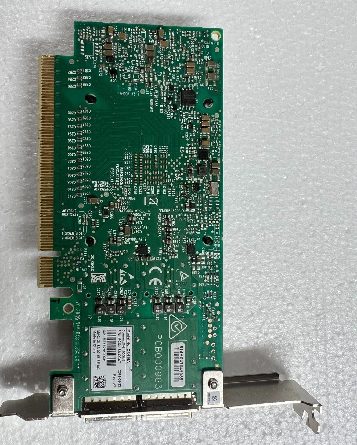 1x Mellanox MCX416A-CCAT ConnectX-4 100Gb/s QSFP28 Adapter DELL  | Fedex P1