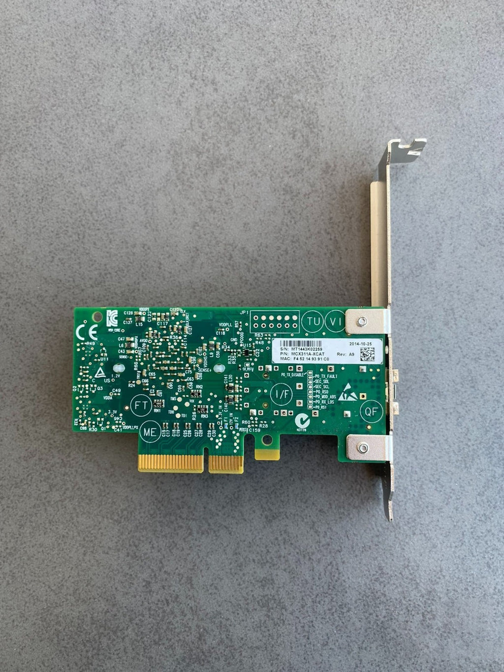 Mellanox MCX311A-XCAT CX311A ConnectX-3 EN 10G Ethernet 10GbE SFP+ Adapter Card