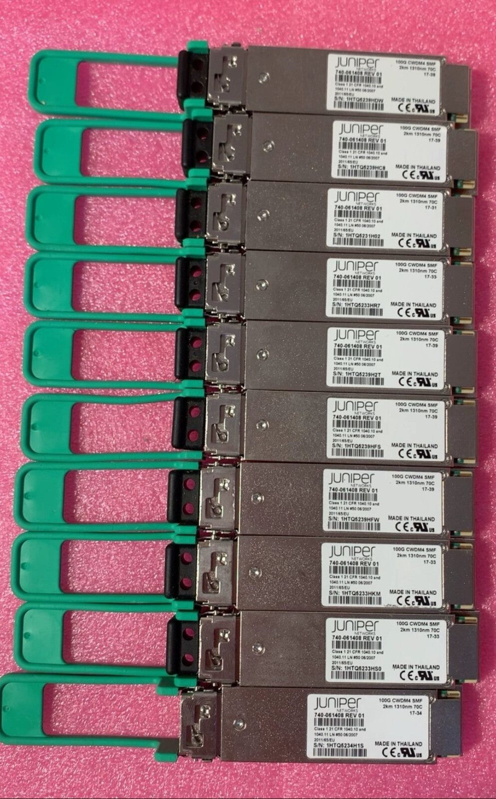 1pcs Juniper 740-061408 JNP-QSFP-100G-CWDM 100G CWDM4 SMF 2KM 1310NM 70C Module