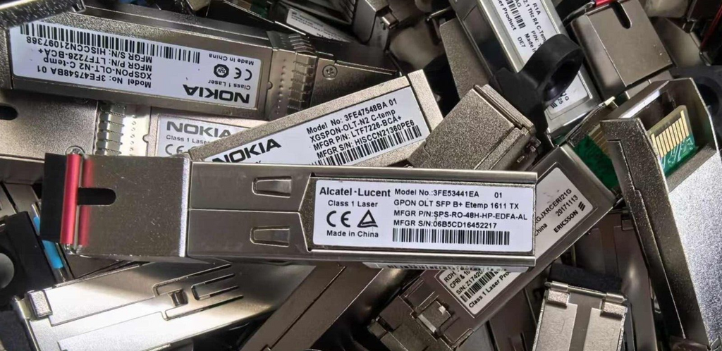 2 unidades Alcatel-Lucent Nokia 3FE53441EA Gpon OLT SFP B+ 2.5G 1611nm 20KM Óptico