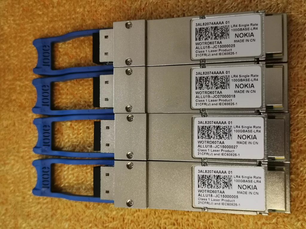 1PCS NOKIA 3AL82074AA 01 QSFP28 100GBASE-LR4 WOTRD60TAA Singlel Rate 10km SMF