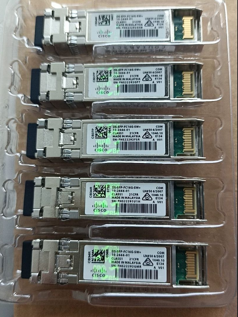 1PCS GENUINE Cisco 10-2666-01 DS-SFP-FC16G-SW= 16GB SFP+ SW 850nm MMF LC Module