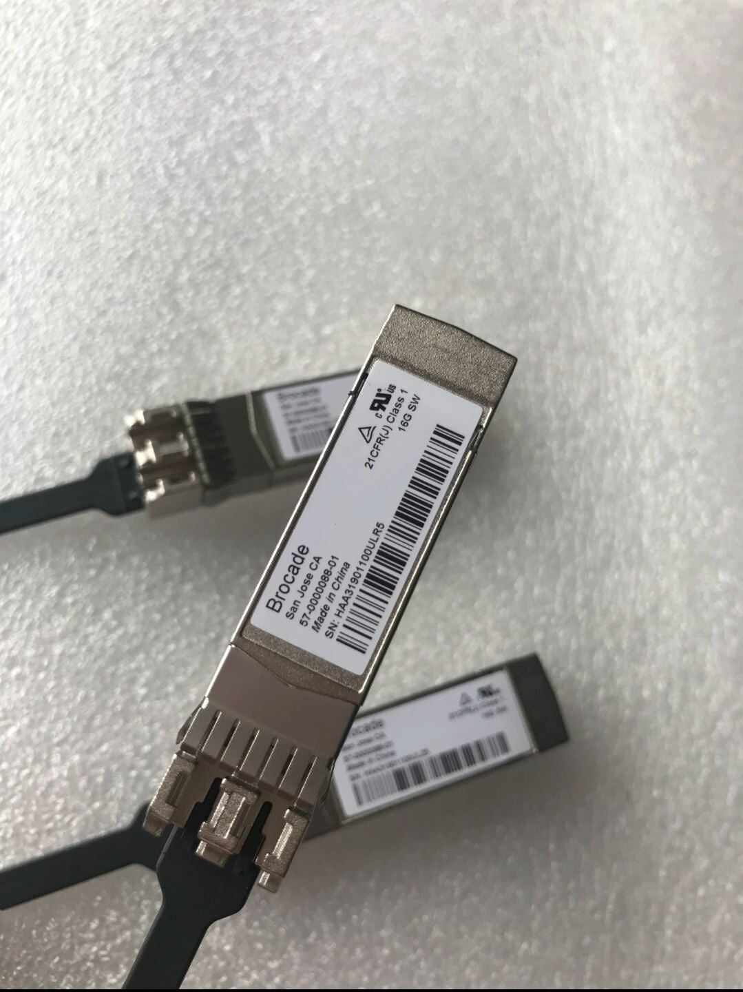 Lot of 8 Brocade 16G SFP+ 57-0000088-01 XBR-000192 850NM Optical Transceiver