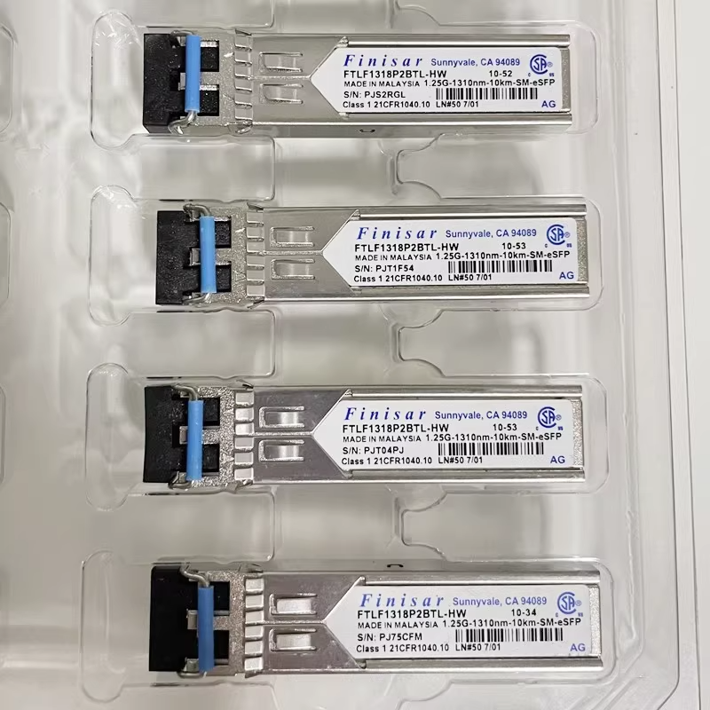 4PCS Finisar FTLF1318P2BTL-HW 1.25g 1310nm 10km Fiber Optic Module