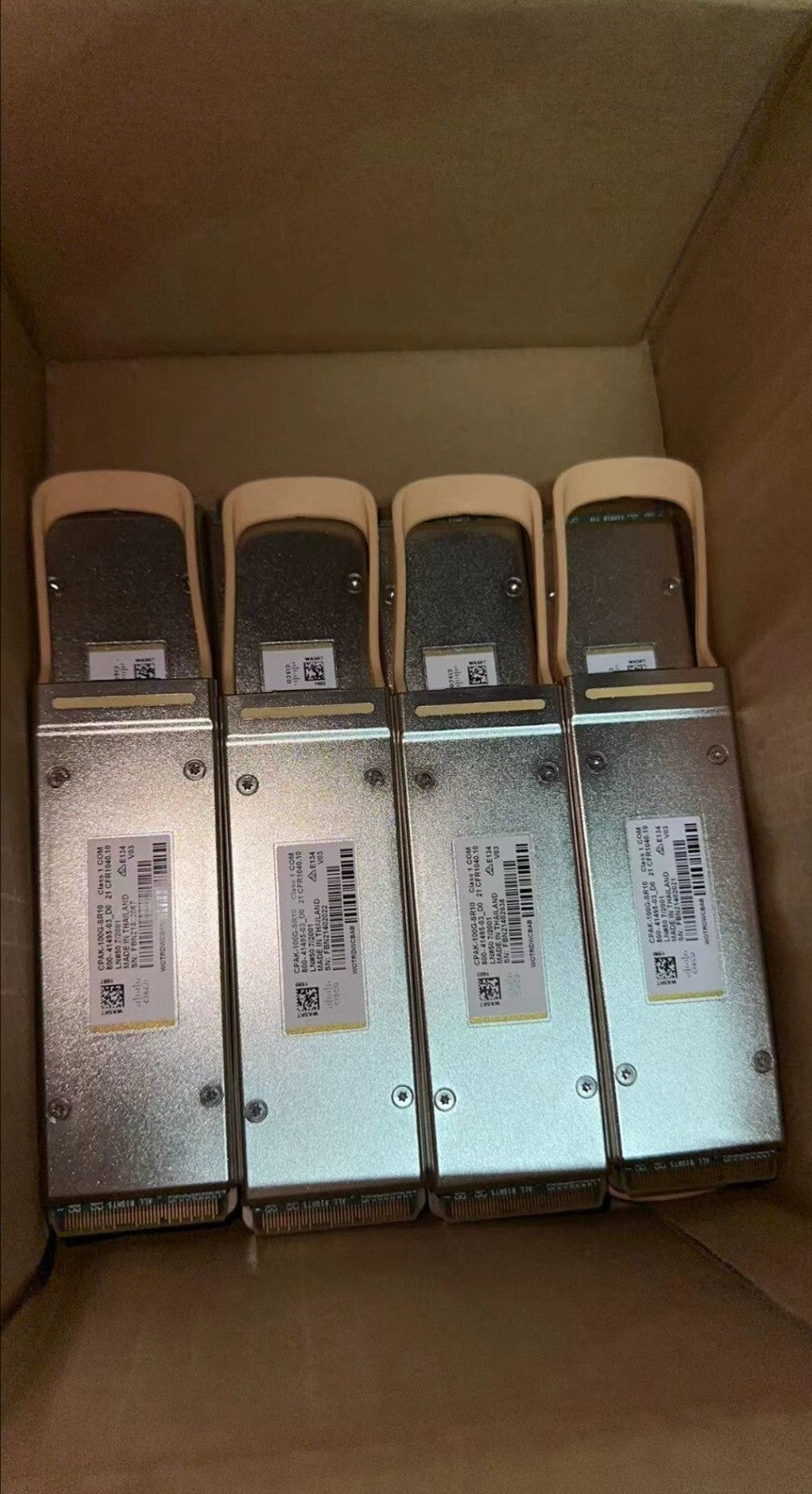 1pcs Genuine Cisco CPAK-100G-SR10 100GBASE-SR10 850nm MMF TRANSCEIVER