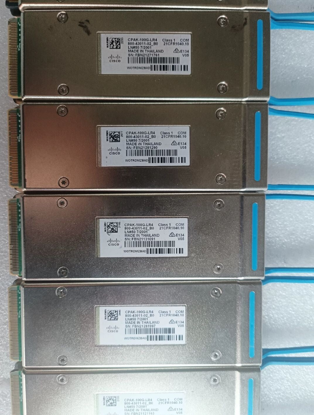 1pcs Genuine Cisco CPAK-100G-LR4 100GBASE-LR4 Transceiver 10km