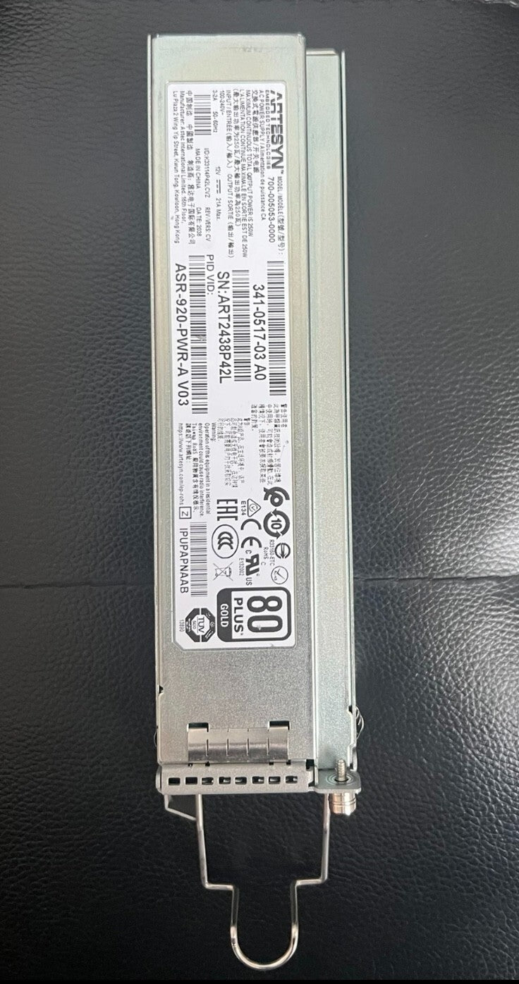 1 fuente de alimentación de servidor usada Cisco ASR-920-PWR-A 250W para ASR9200 | FedEx P1