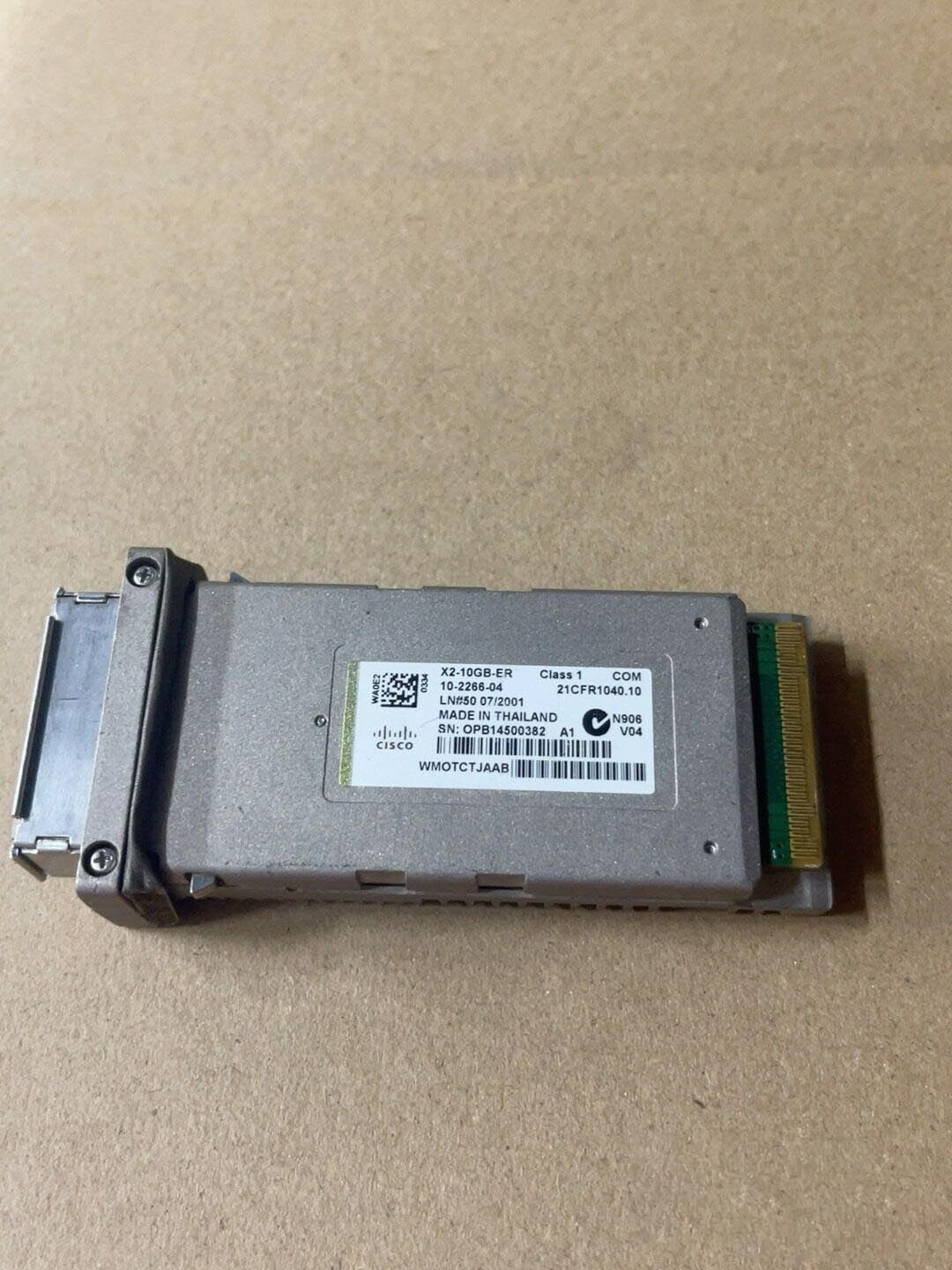 Genuine Cisco X2-10GB-ER 10GBASE-ER SMF 1550nm X2 SC 40km Transceiver Module
