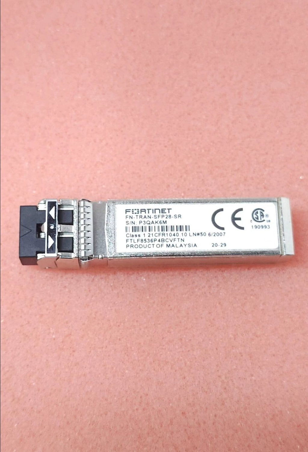 1PCS Fortinet FN-TRAN-SFP28-SR 25GE 850nm 300m MMF FTLF8536P4BCVFTN Transceiver