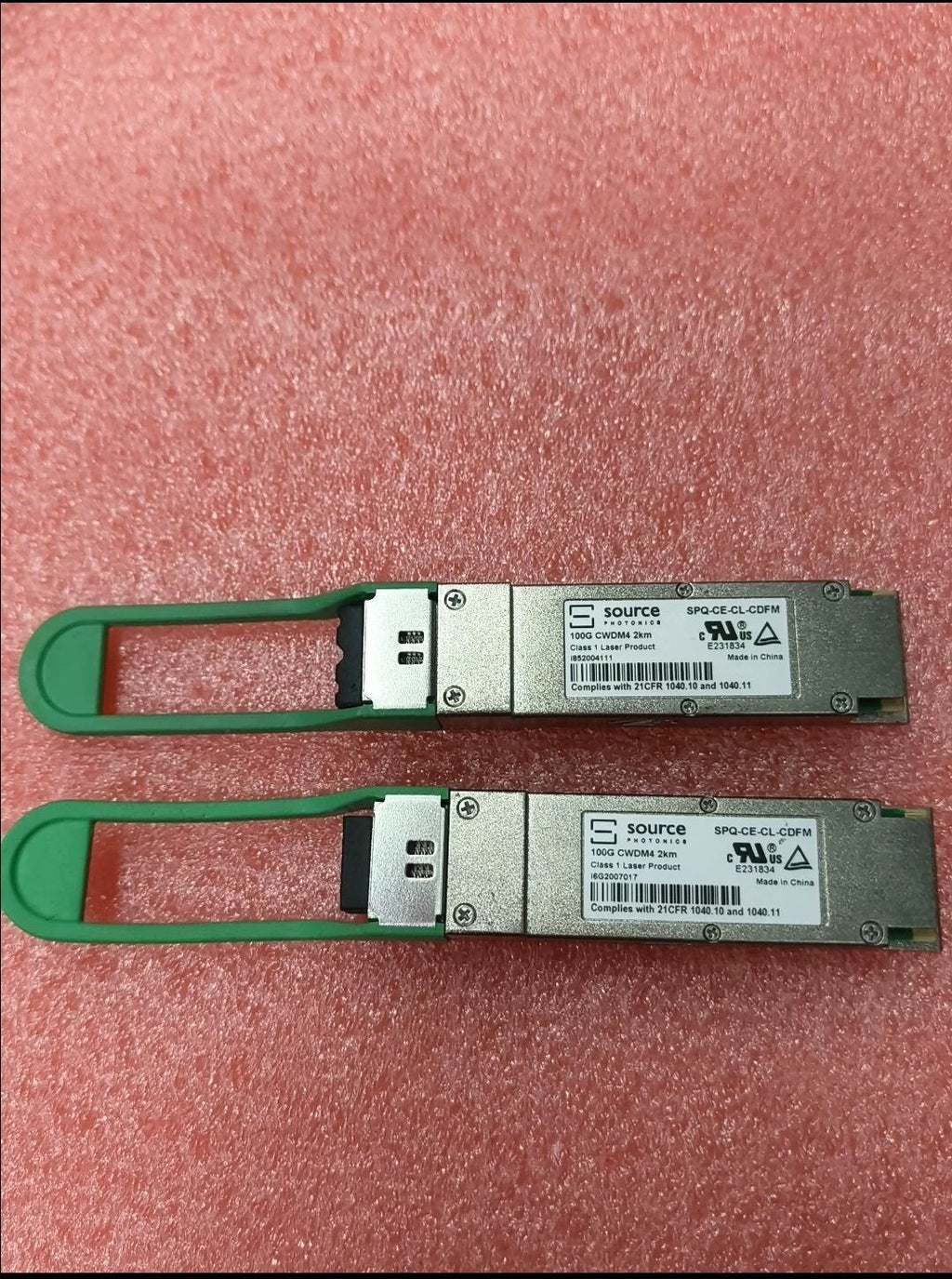 1pcs Source Photonics SPQ-CE-CL-CDFM 100G 100GBASE QSFP28 CWDM4 2KM Transceive