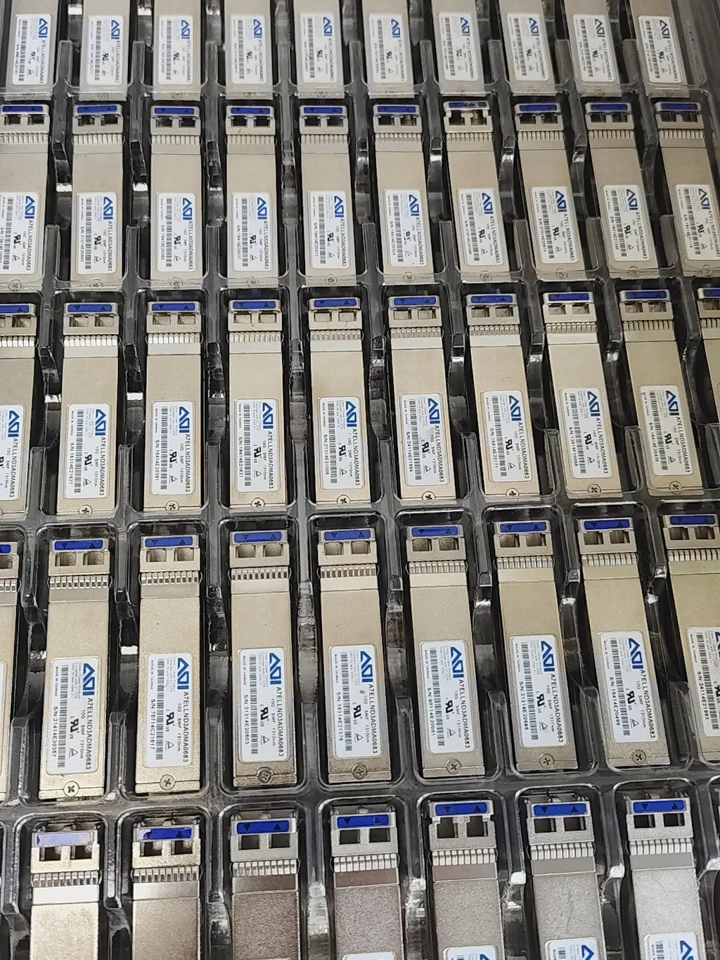 10pcs | AOI A7EL-LND3-ADMA 10GBASE-LR Dual LC SMF 1310nm 10km SFP+ Transceiver
