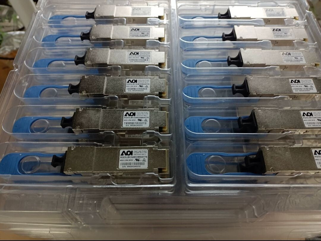 4 St. AOI QSFP+ 40G-LR4 Lite 2km 1301nm 4xCWDM Daul LC SMF AQOLBCQ4EDMA0776