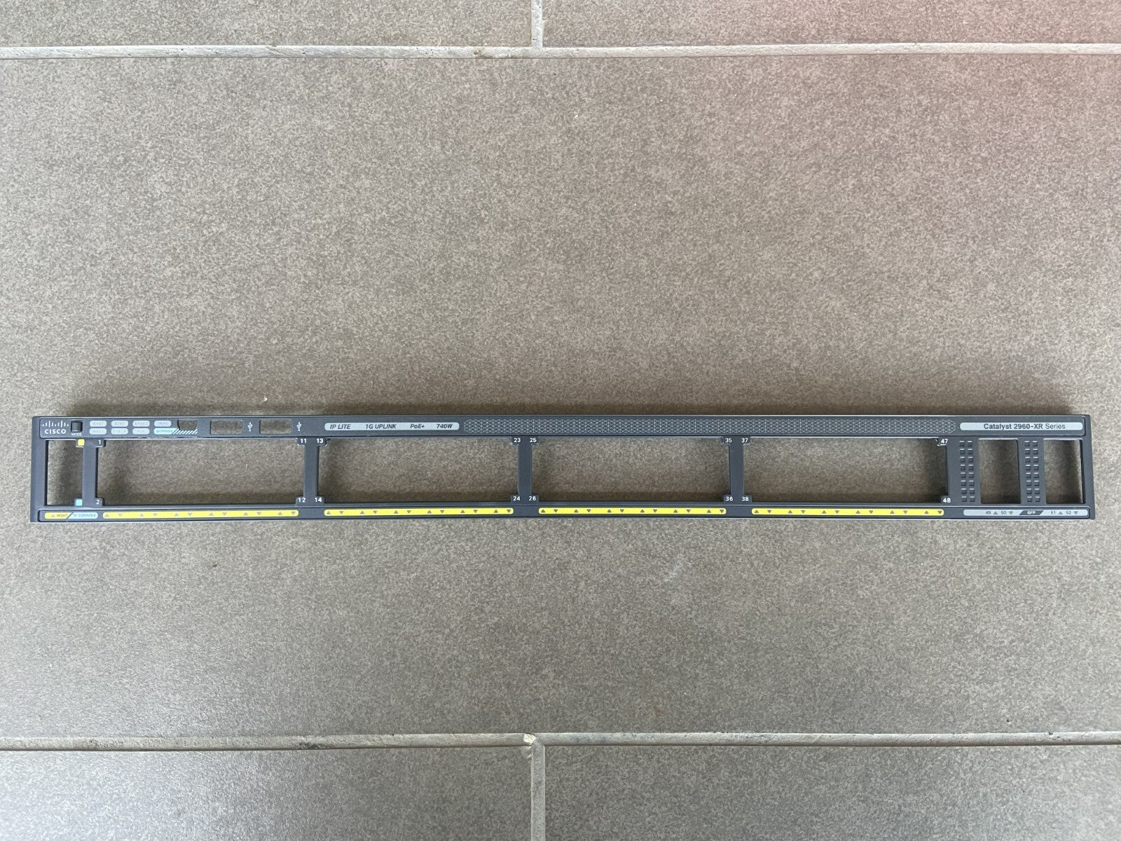 Cisco Catalyst WS-C2960XR-48FPS-I 1G 740W Faceplate for Replacement