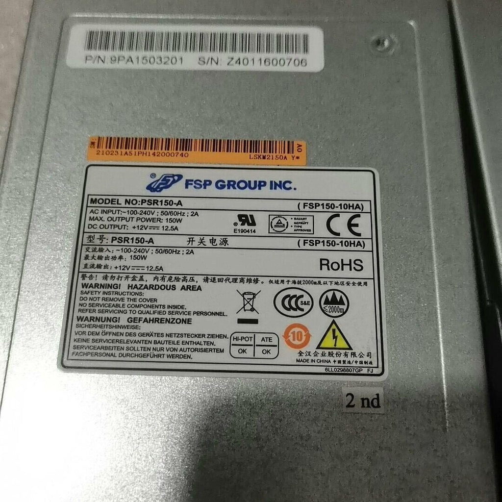 1 ud. Fuente de alimentación conmutada de CA de 150 W HPE JD362A JD362B X361 H3C PSR150-A1 LSPM2150A