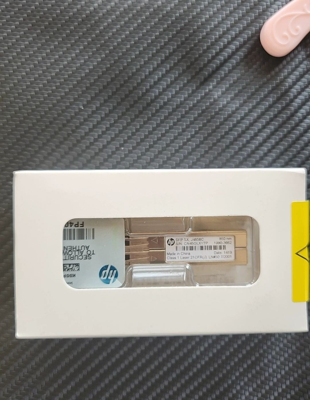 2 Stk. HP Procurve 1Gb SFP SX-LC Mini-GBIC Gigabit Transceiver J4858C 850nm 550m