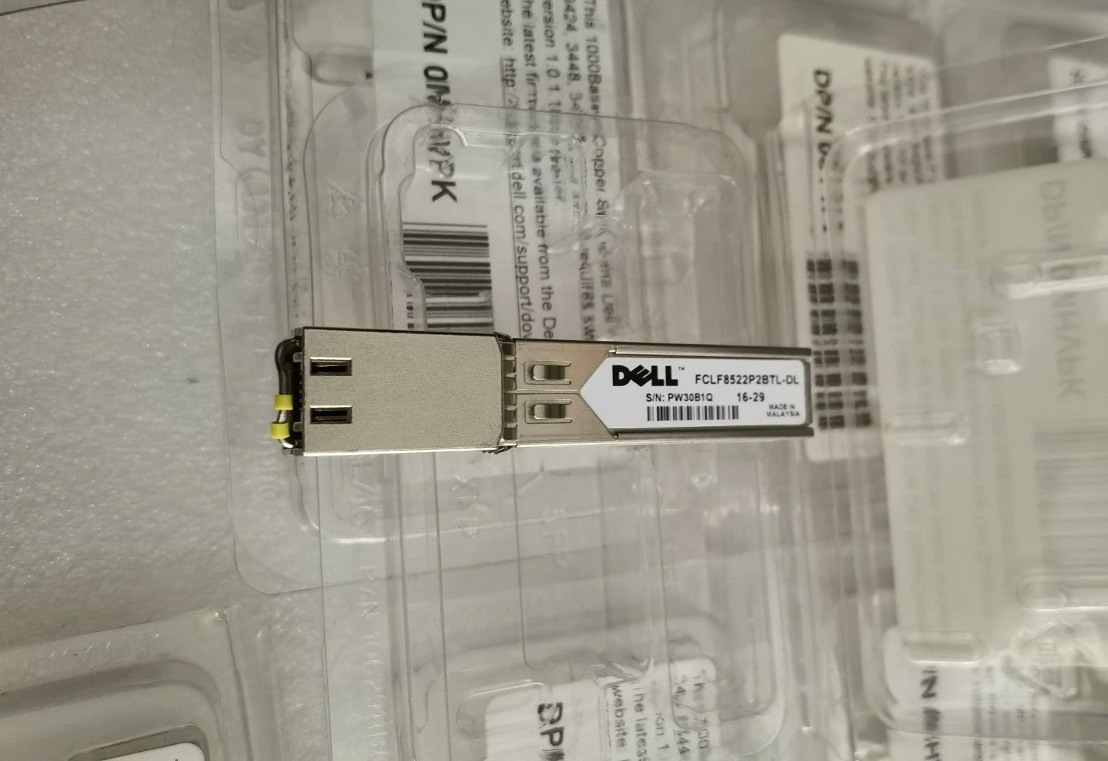1pc Dell MHVPK 1000BASE-T 1Gb SFP FCLF8522P2BTL-DL Transceiver