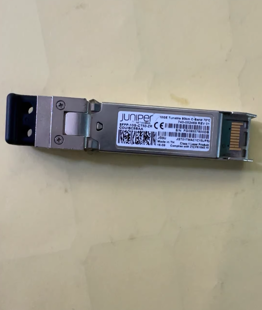 1PCS Juniper SFPP-10G-CT50-ZR 740-052469 SFP 10GE Tunable 80km C-Band COUIBC8BAA