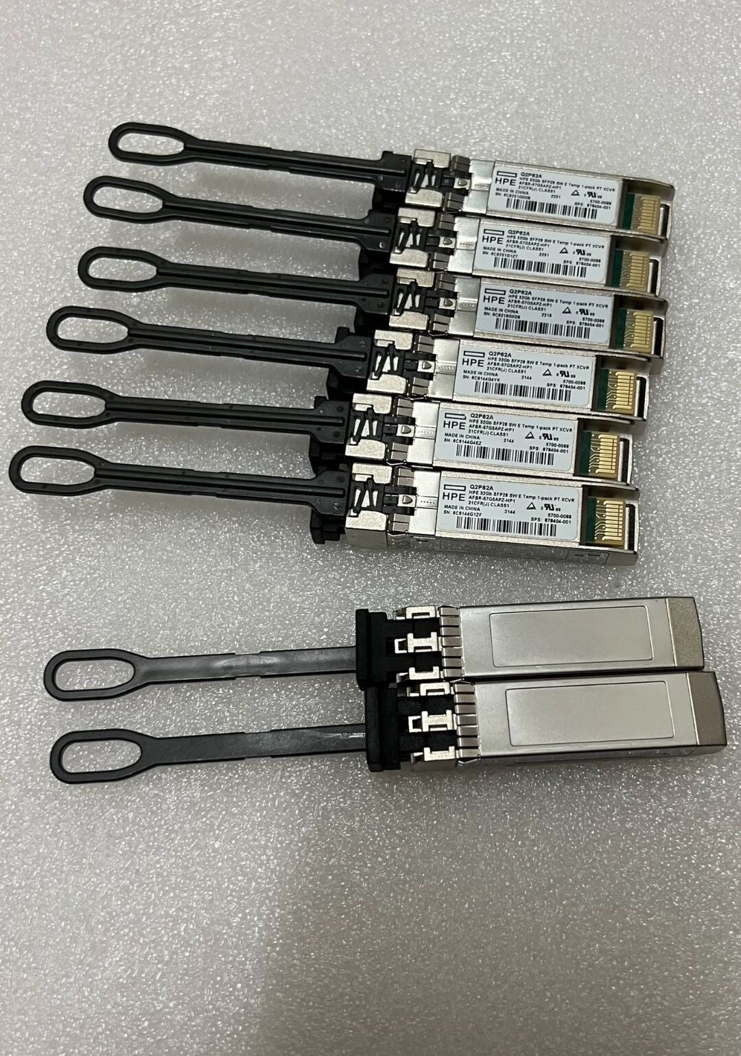 1pcs HPE Q2P62A 32Gb AFBR-57G5APZ-HP1 SFP28 SW E-Temp 850nm PT XCVR Transceiver