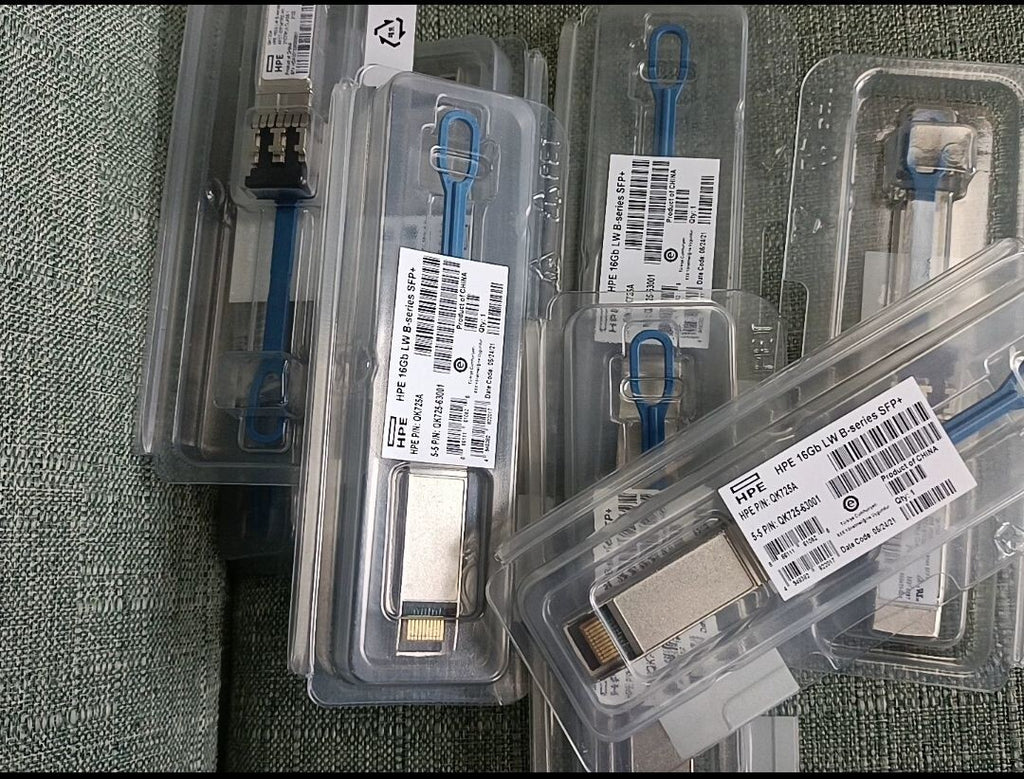 HPE QK725A FINISAR FTLF1429P3PNV-H2 16GB SFP+ LW B-SERIES 1310NM 10KM 849442-001