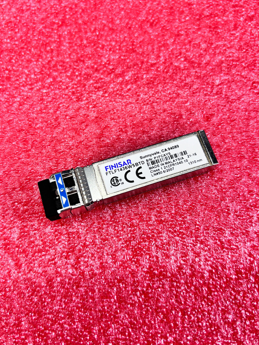 1PCS Finisar FTLF1436W5BTD  25Gb 1310nm 10km Single Mode Datacom SFP