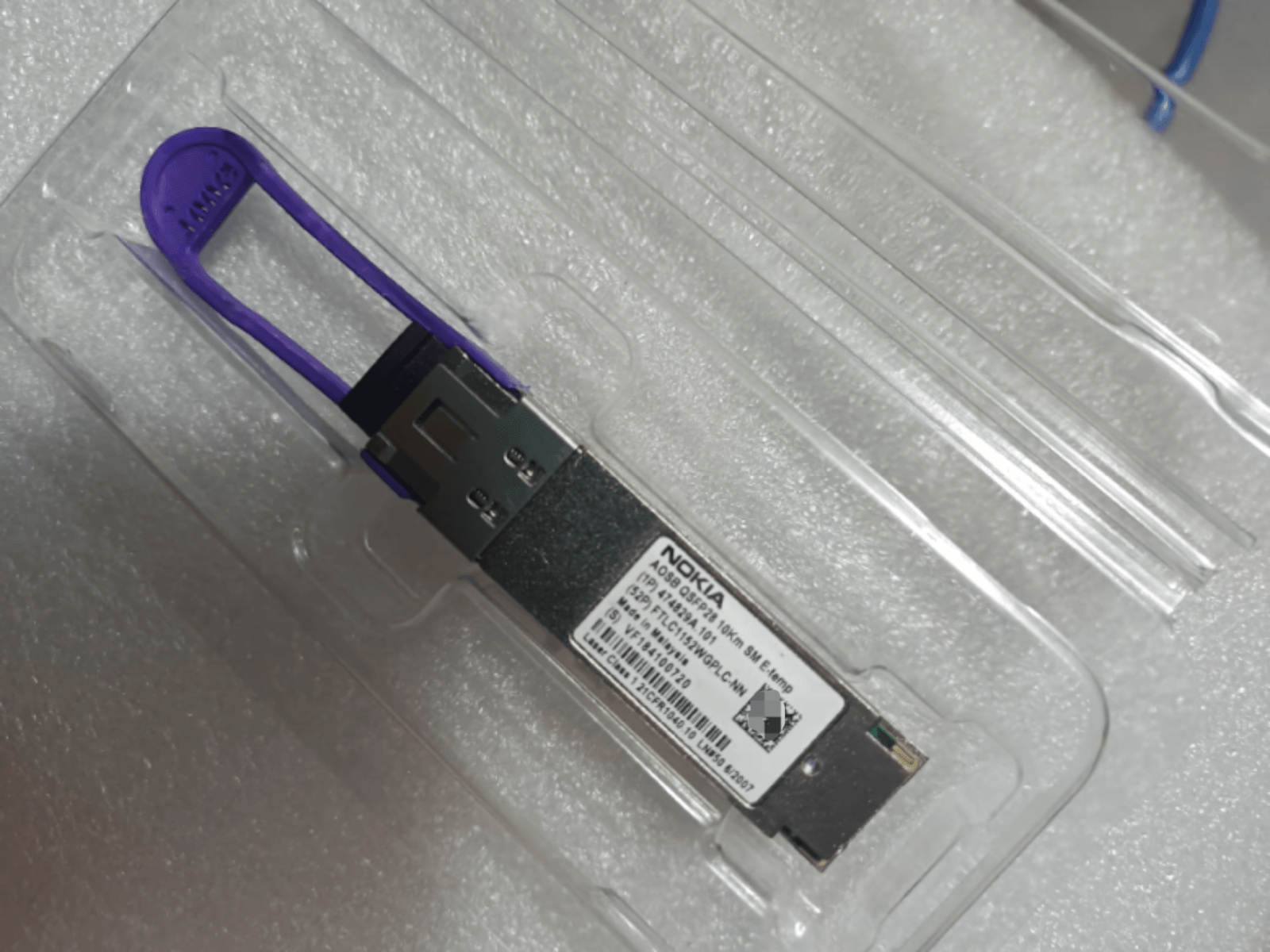 New Nokia AOSB QSFP28 10Km SM E-temp 474829A.101 FTLC1155WGPLC-NN 100G Module