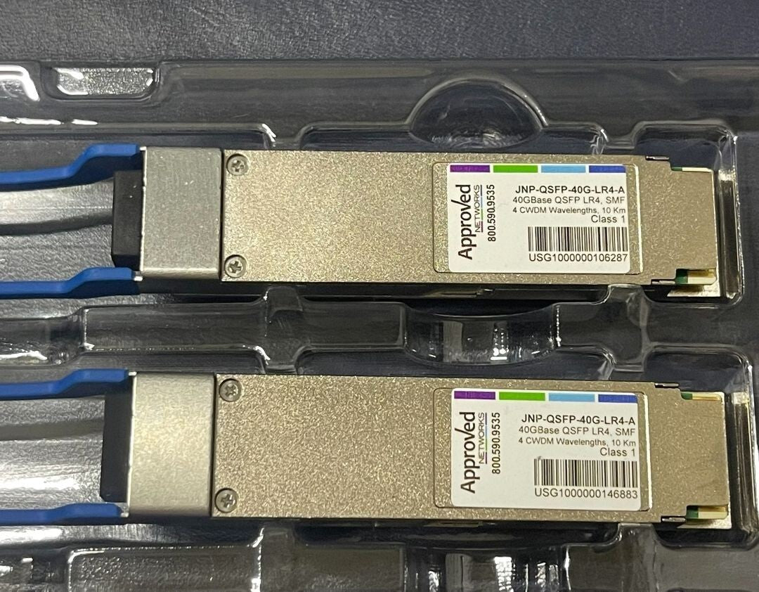 1pcs Approved JNP-QSFP-40G-LR4-A 40GBase-LR4 QSFP28 SMF 10Km Transceiver