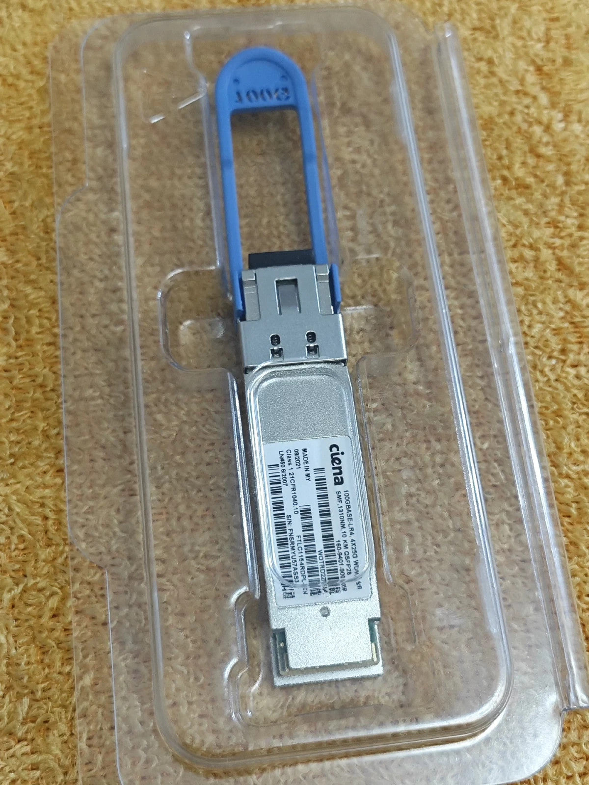 CIENA 160-9401-900 QSFP28 100GBASE-LR4 4x25G WDM SMF 1310NM 10KM WOTRD2ZFAA