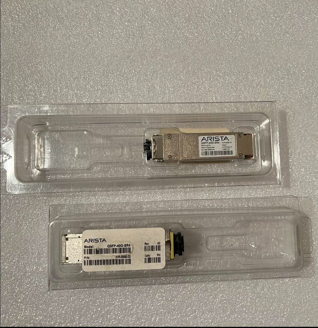 2pcs Genuine ARISTA QSFP-40G-SR4 40G QSFP+ XVR-00060-03 | 05 ,40Gbps Transceiver