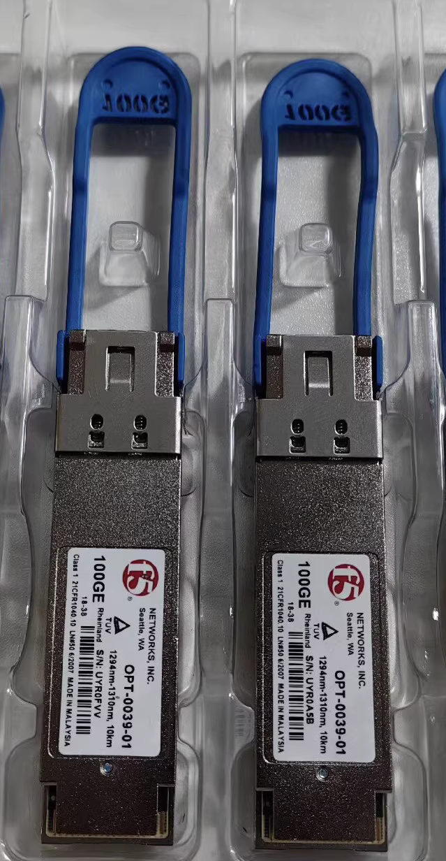 F5 NETWORKS OPT-0039-01 F5-UPG-QSFP28-LR4 100GE QSFP28 LR4 10km SMF Module 1PCS