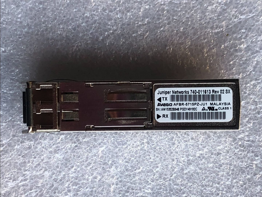 Lot of 10 Juniper EX-SFP-1GE-SX-ET 740-011613 1000BASE-SX 850nm 550m over MMF