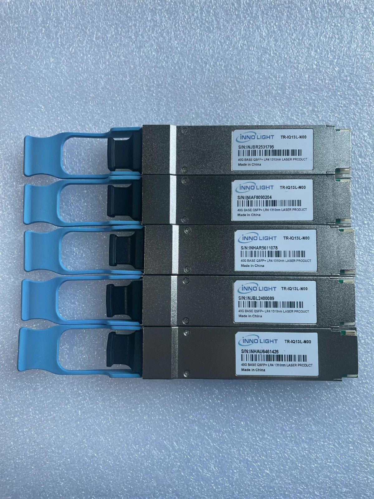 4 Stück InnoLite TR-IQ13L-N00 40G LR4 40Gb QSFP+ 10KM 1310nm Transceiver Modul