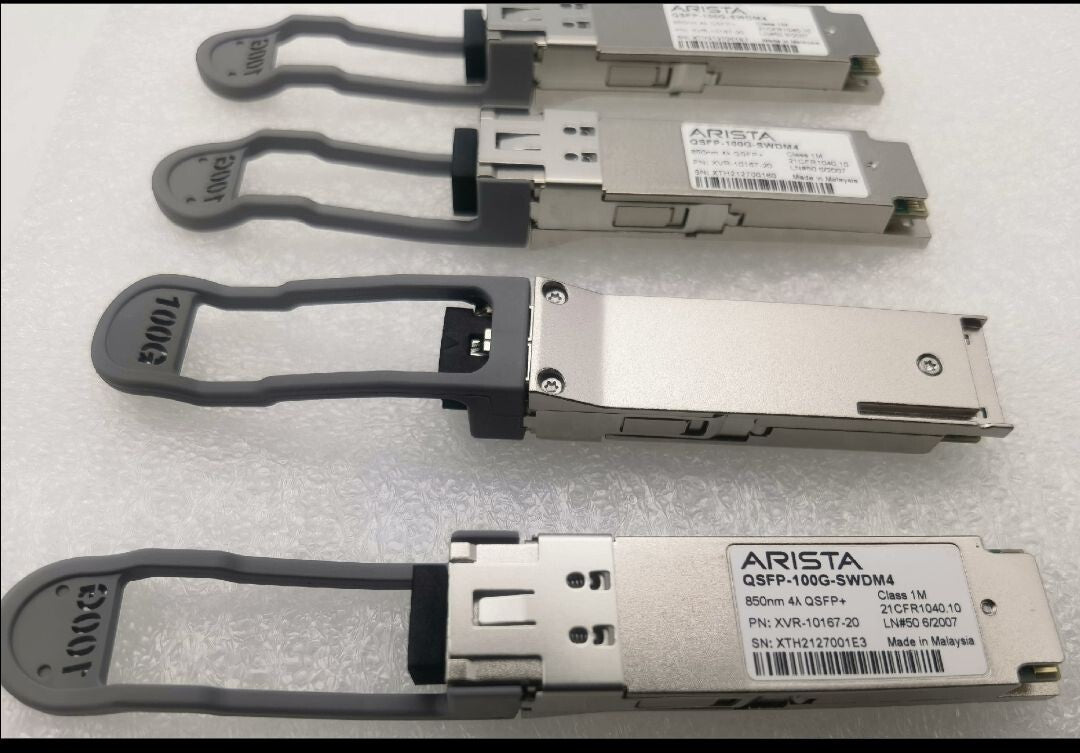 Arista QSFP-100G-SWDM4 XVR-10167-20 QSFP28 SWDM4 100m LC MMF Transceiver 1PCS