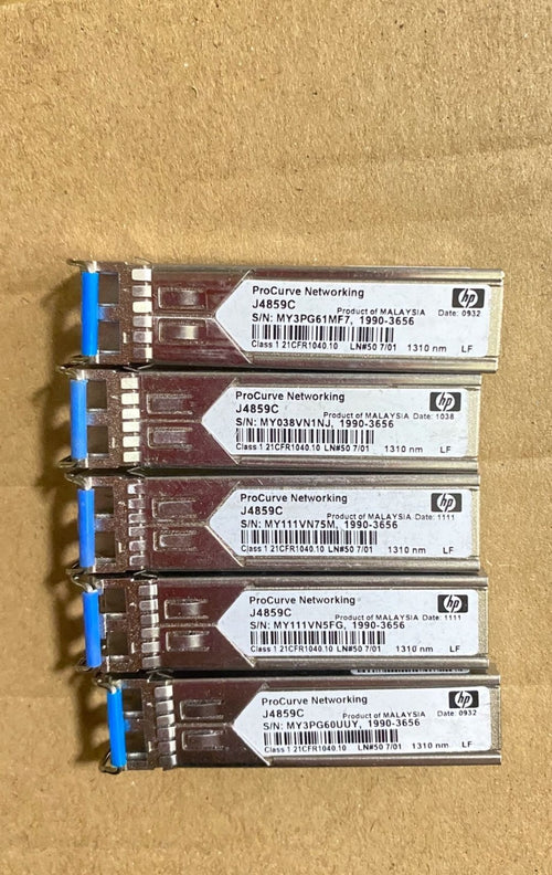 10pcs HP Procurve J4859C 1000Base-LX 1310nm 10km  SFP 1Gb/s Transceiver Module