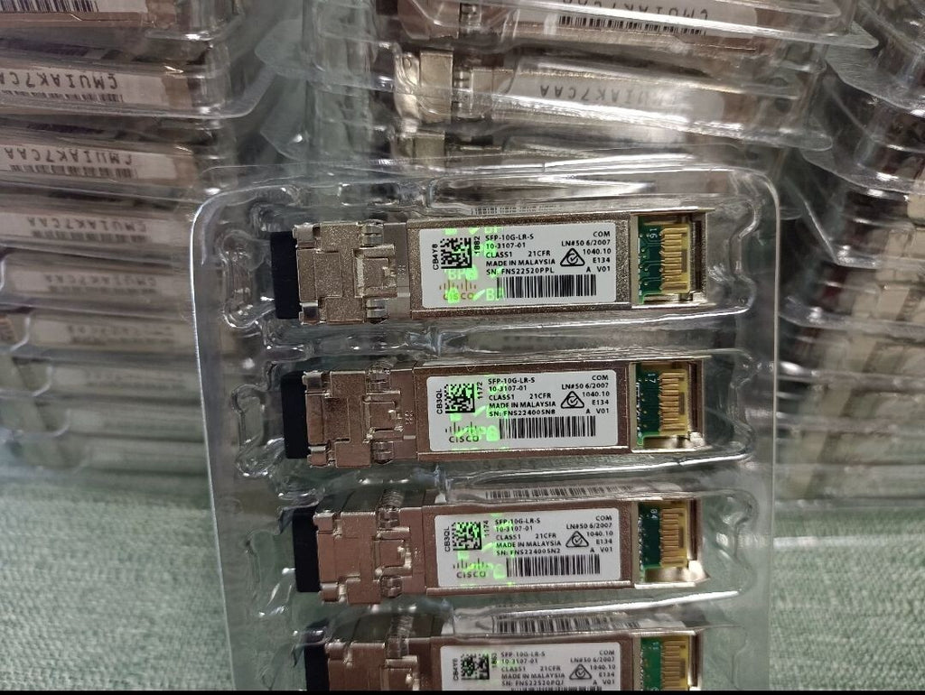 1 Stk. Cisco SFP-10G-LR-S 10GBASE-LR SFP+ 1310nm 10km 10-3107-01 Transceiver