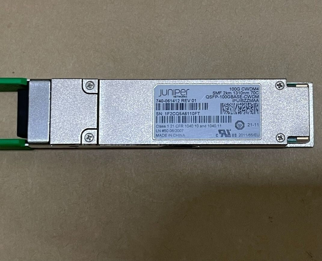 1pcs Juniper QSFP-100GBASE-CWDM 740-061412 QSFP28 100G-CWDM4 2km LC 1310nm SMF