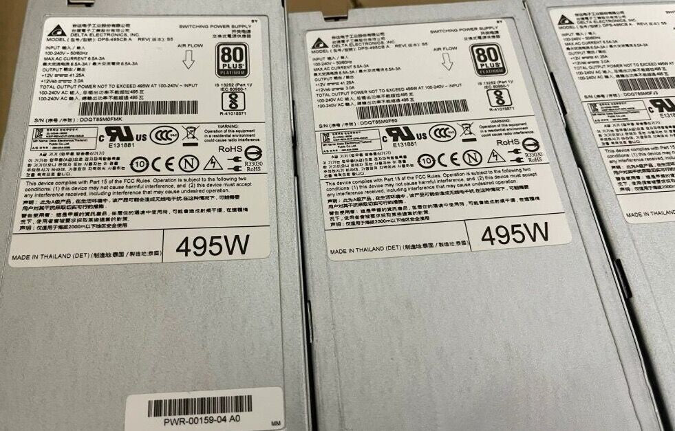Arista PWR-500AC-F Netzteil für 7050X 7280 Switches (Luftstrom von vorne nach hinten)