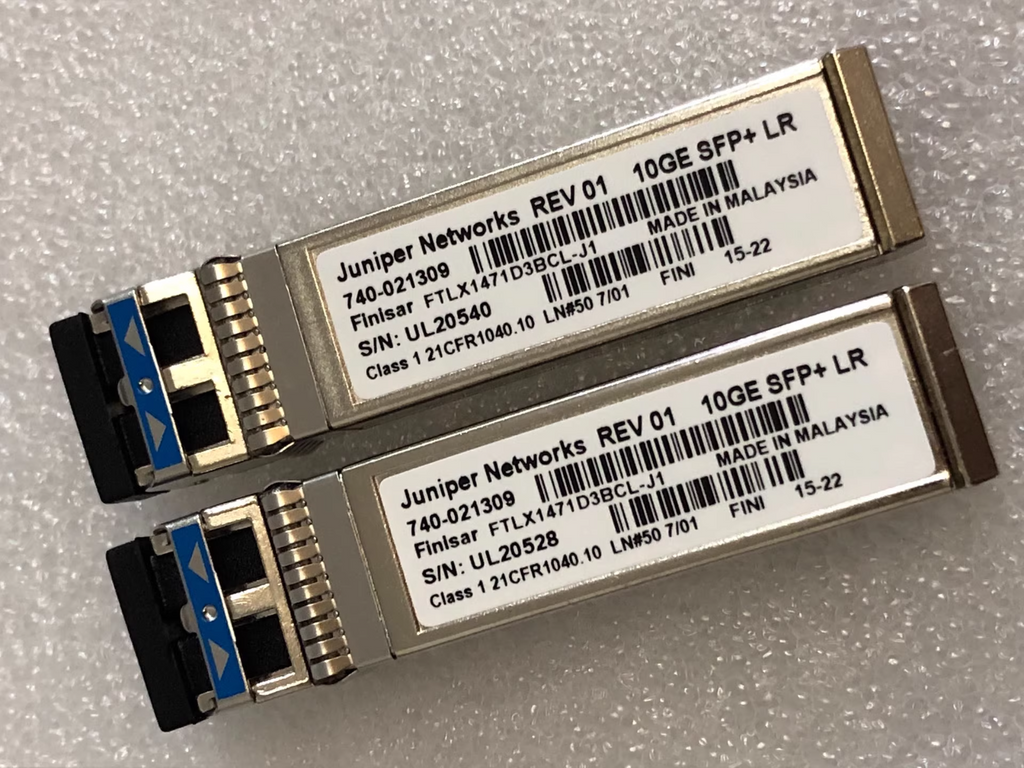 Juniper EX-SFP-10GE-LR SFP-10G-LR 740-021309 SFP+LR 1310nm 10km SMF 1pcs
