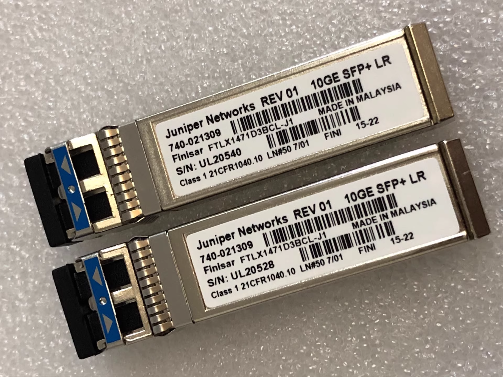 Juniper EX-SFP-10GE-LR SFP-10G-LR 740-021309 SFP+LR 1310nm 10km SMF 1pcs