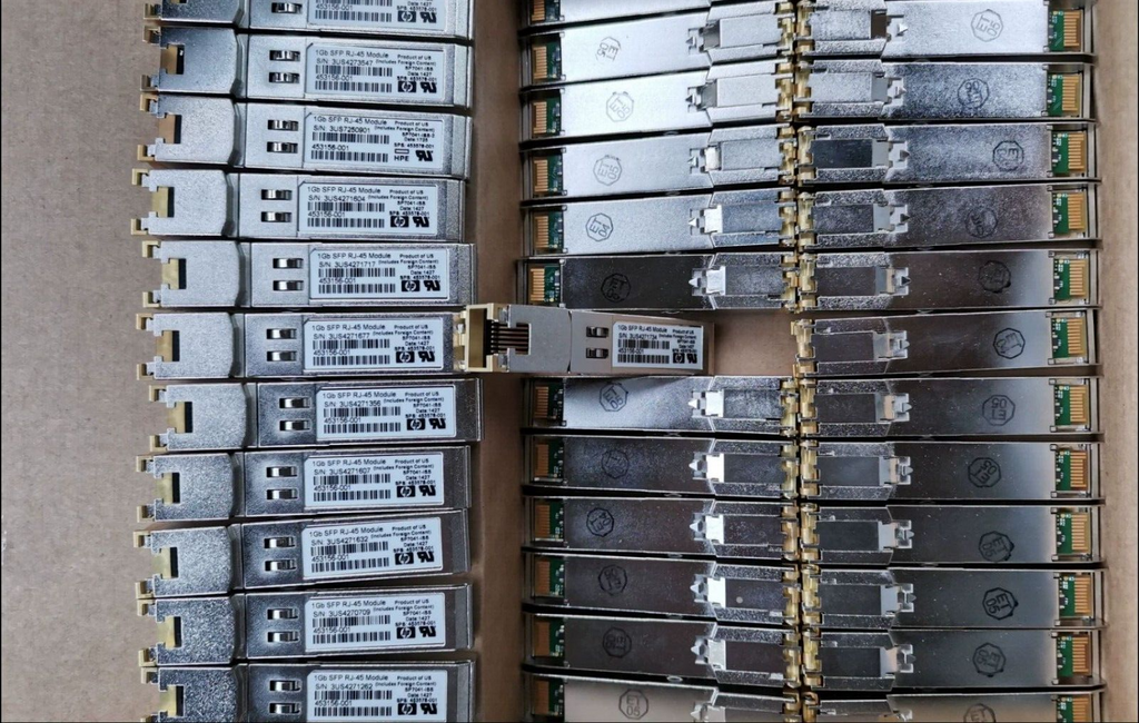 10 unidades HP 1GB SFP RJ-45 Módulo 453156-001 453578-001 Transceptor SP7041-ISS