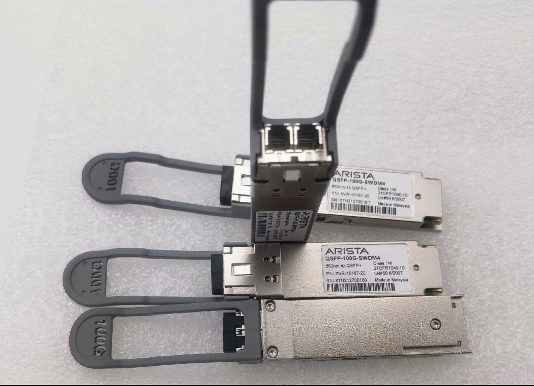 Arista QSFP-100G-SWDM4 XVR-10167-20 QSFP28 SWDM4 100m LC MMF Transceiver 1PCS