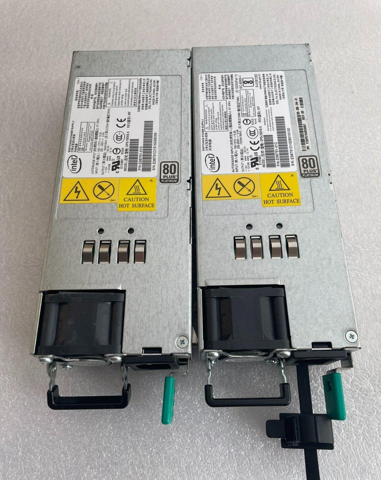 Fuente de alimentación Intel 750W 62A 12V P4000 R1000 R2000, DPS-750XB A P/N E98791-010